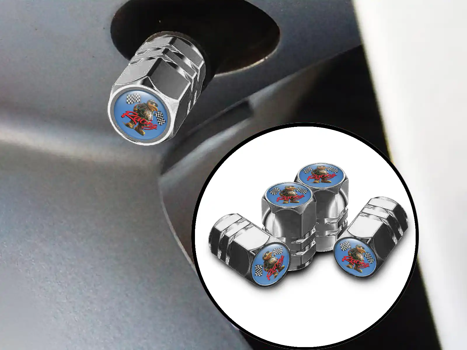 Valve Stem Caps for Bicycle Minimal Look
